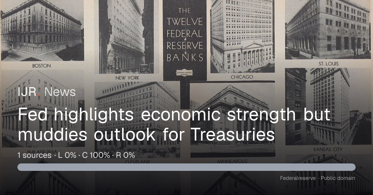 Fed highlights economic strength but muddies outlook for Treasuries ...