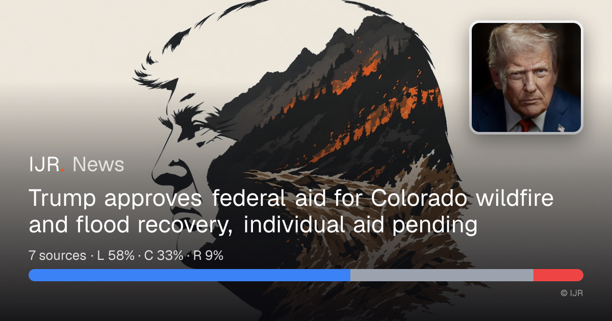 Trump approves federal aid for Colorado wildfire and flood recovery ...