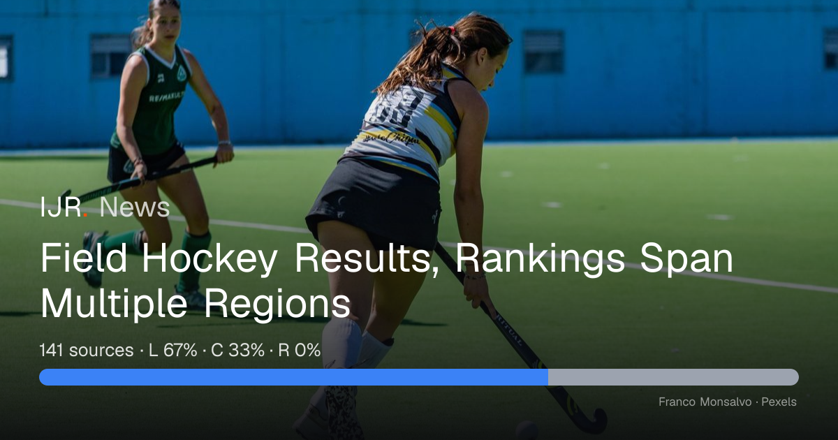 Field Hockey Results, Rankings Span Multiple Regions — IJR News