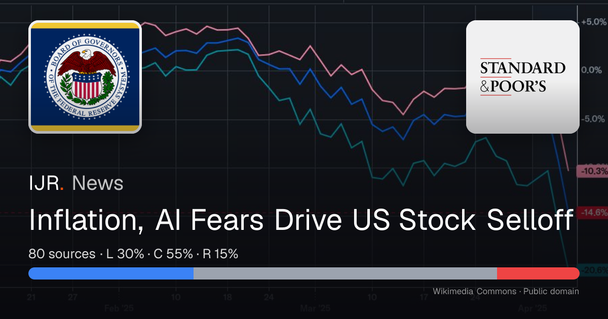 Inflation, AI Fears Drive US Stock Selloff — IJR News