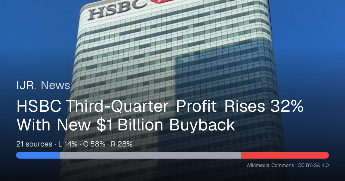 HSBC Reports 32% Rise in Third-Quarter Profit — IJR News