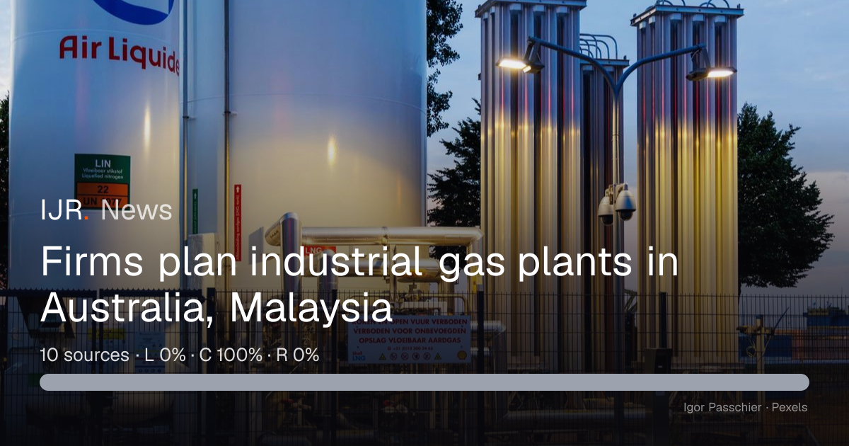 Air Products to build LNG-based gas plant at Malaysia terminal — IJR News