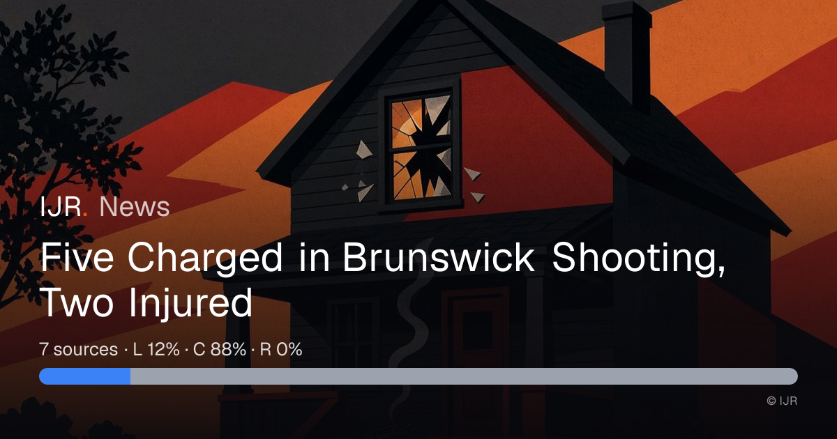 Five Charged in Brunswick Shooting, Two Injured — IJR News