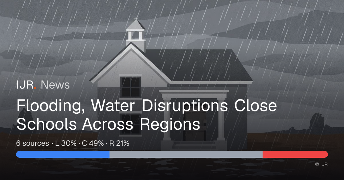 Flooding, Water Disruptions Close Schools Across Regions — IJR News