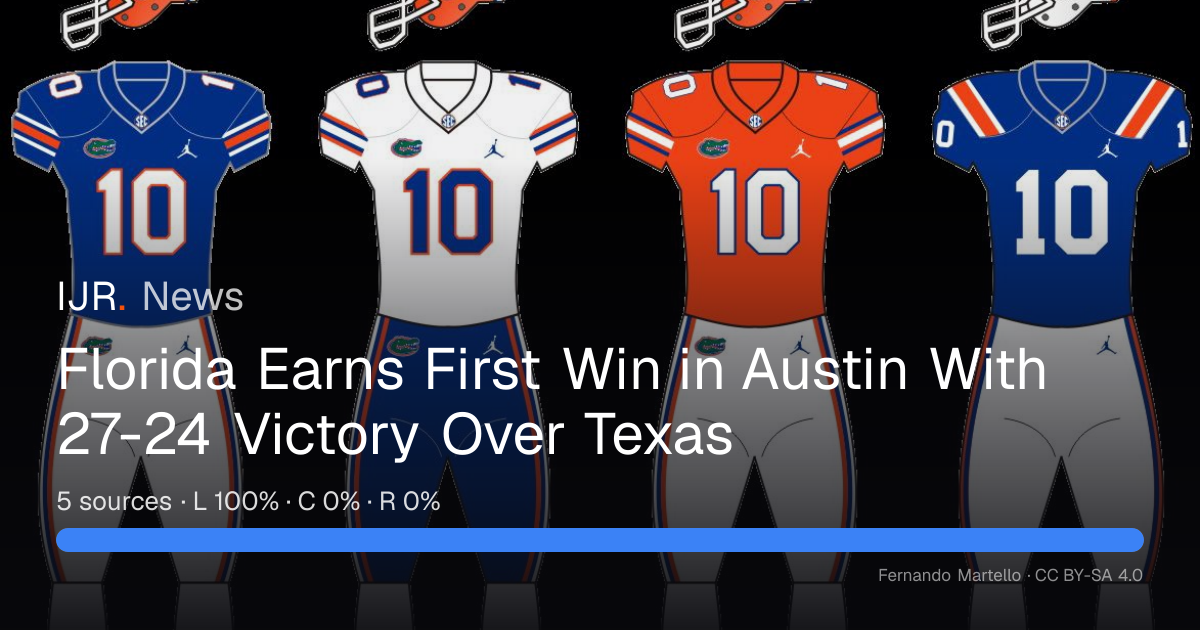 Florida Beats Texas 27-24 in Austin — IJR News