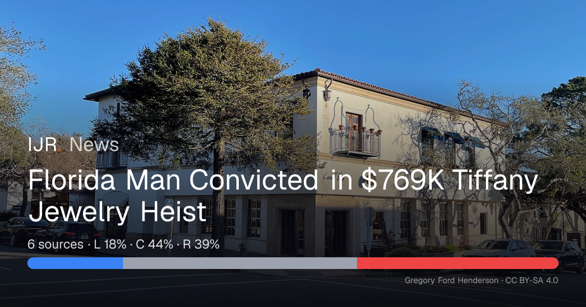 Florida Man Convicted in $769K Tiffany Jewelry Heist — IJR News