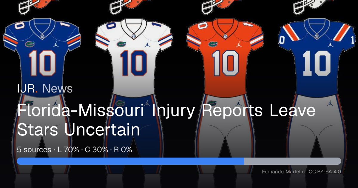 Florida-Missouri Injury Reports Leave Stars Uncertain — IJR News