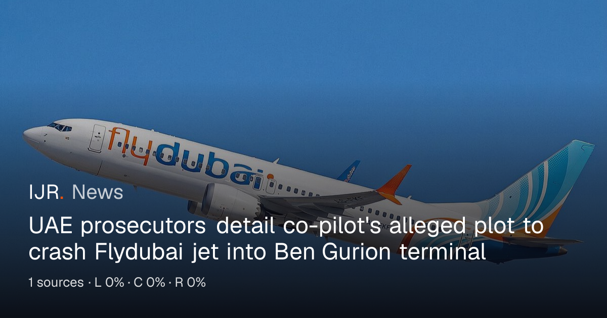 Flydubai axe plot shows terror screening still fails — IJR News