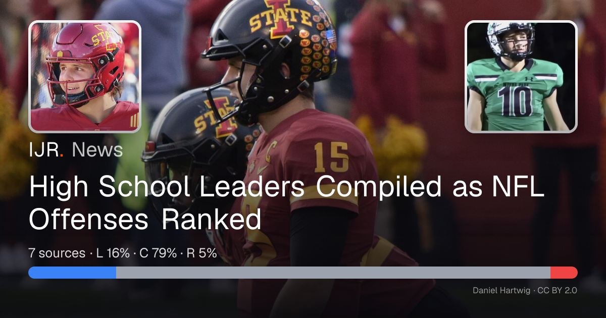 Football Stats, Rankings Span School, College, NFL — IJR News