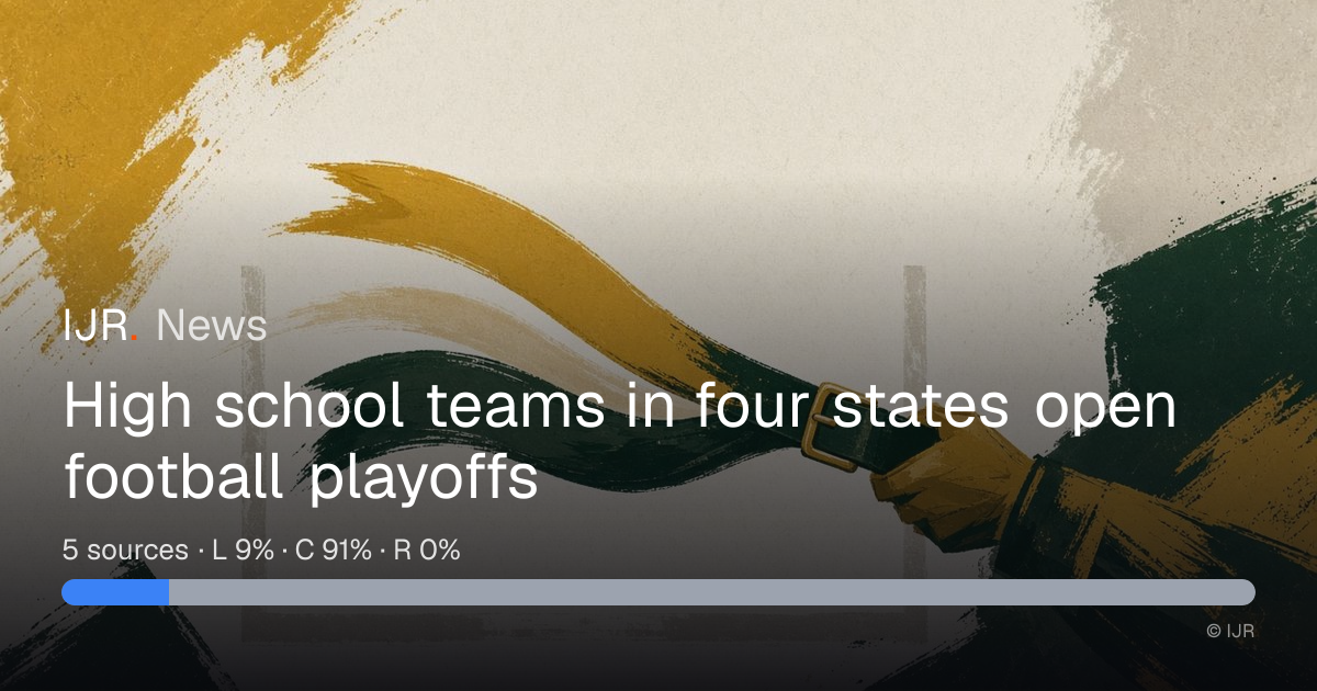 Football Teams Across Regions Prepare for Playoffs — IJR News