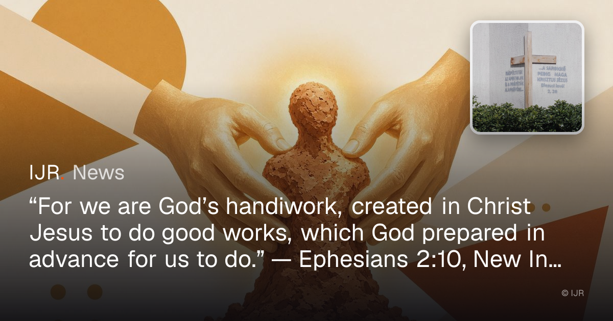 “For we are God’s handiwork, created in Christ Jesus to do good works ...