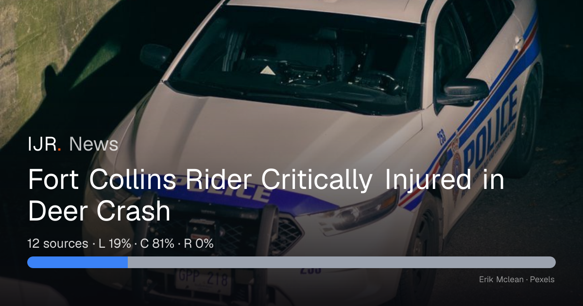 Fort Collins Rider Critically Injured in Deer Crash — IJR News