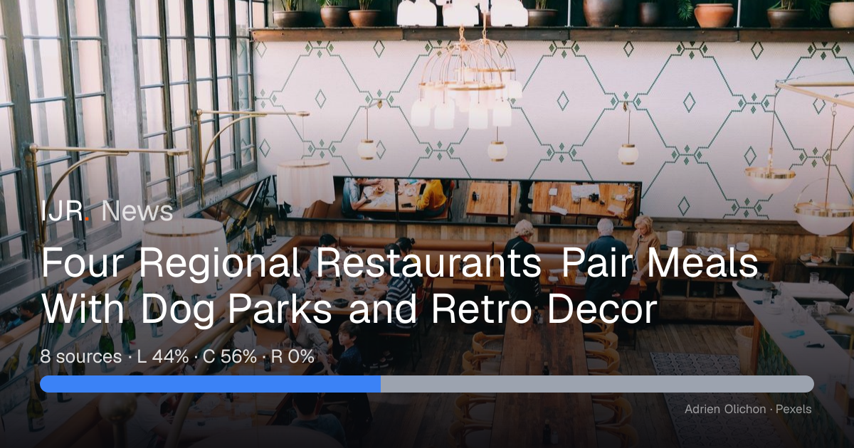 Four U.S. Restaurants Showcase Distinctive Dining Experiences — IJR News