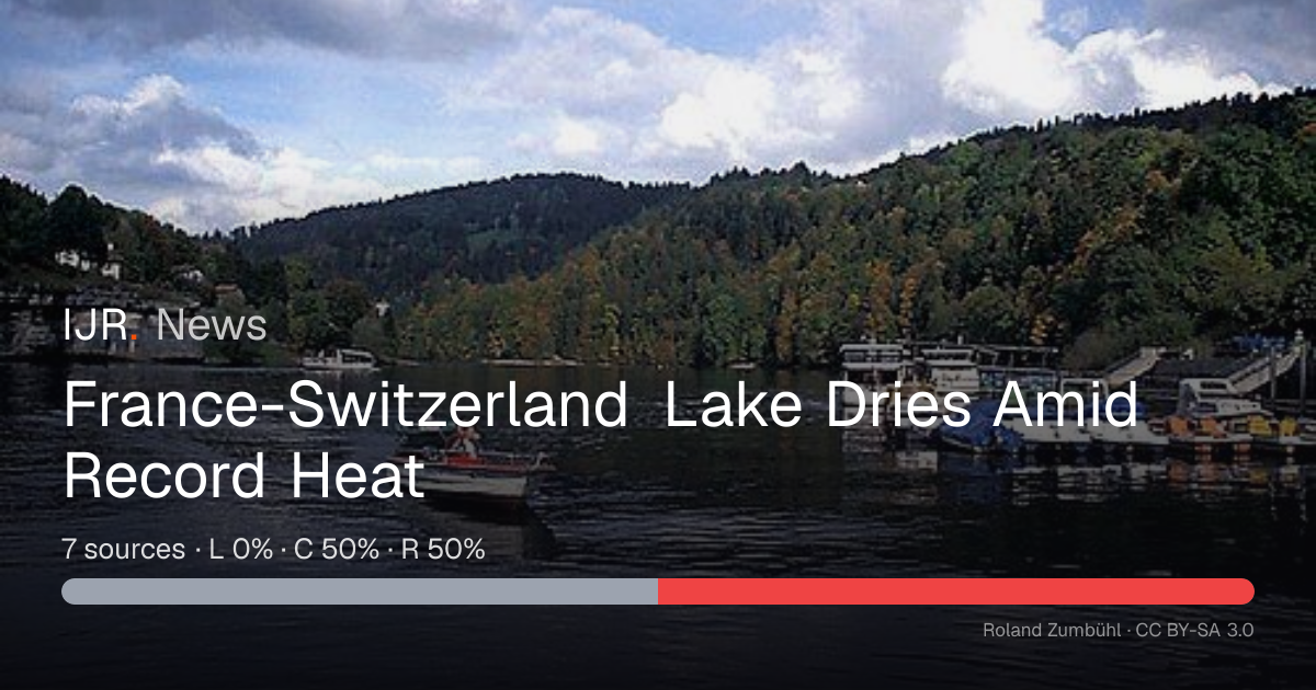 France-Switzerland Lake Dries Amid Record Heat — IJR News