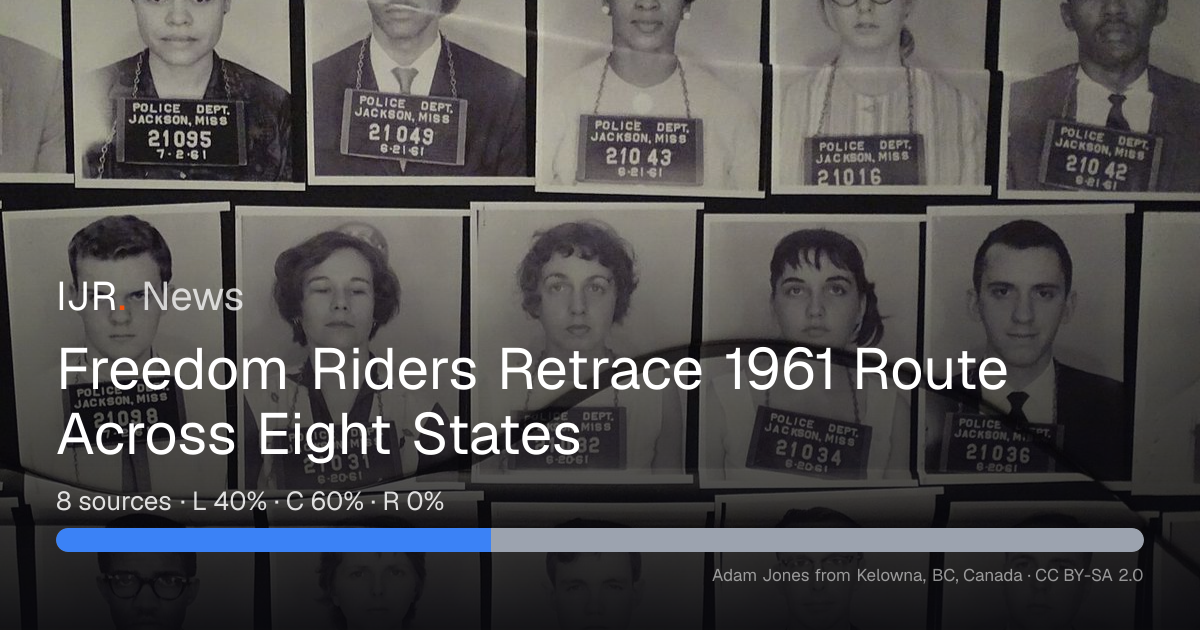 Freedom Riders Retrace 1961 Route Across Eight States — IJR News