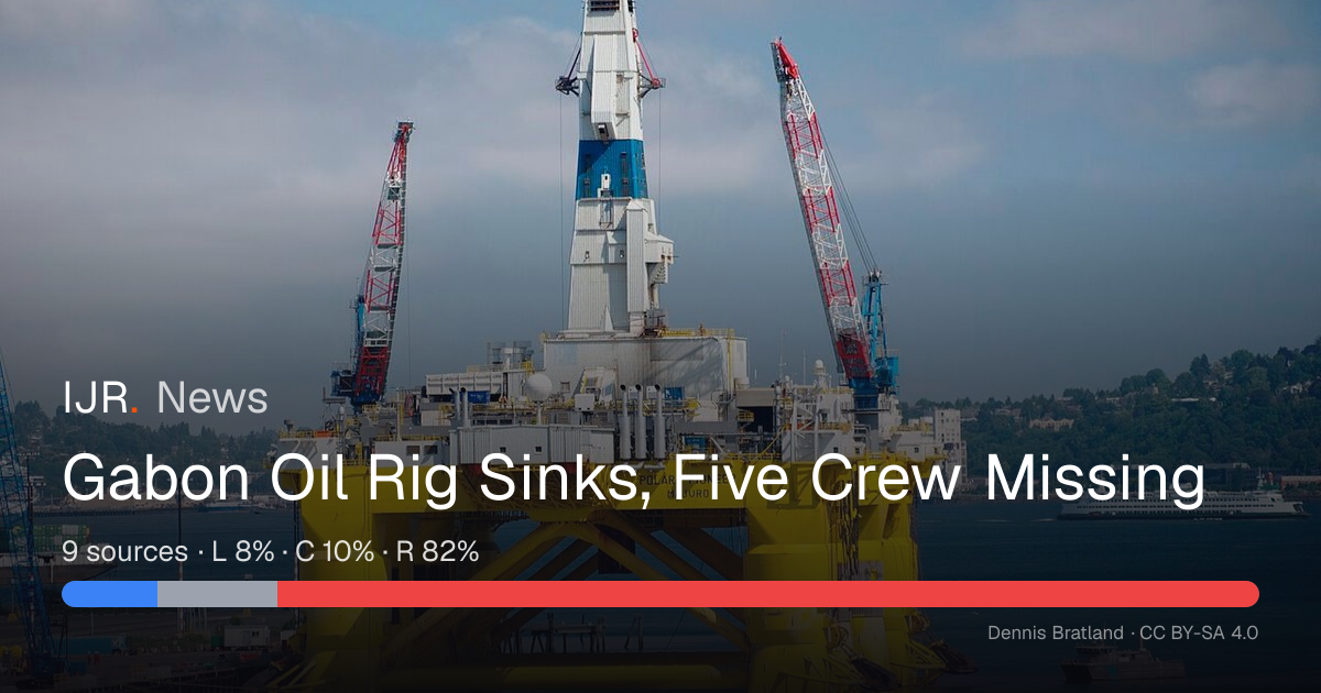Gabon Oil Rig Sinks, Five Crew Missing — IJR News