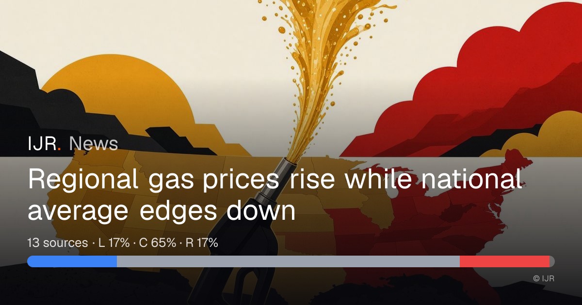 Regional gas prices rise while national average edges down — IJR News