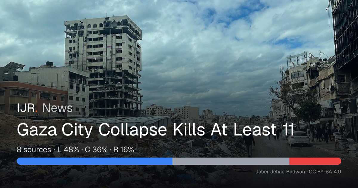 Gaza City Collapse Kills At Least 11 — IJR News