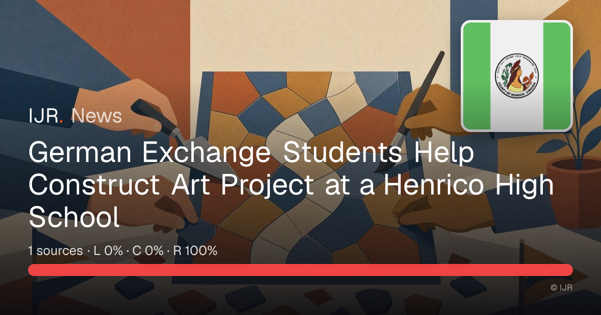 German Exchange Students Help Construct Art Project at a Henrico High ...