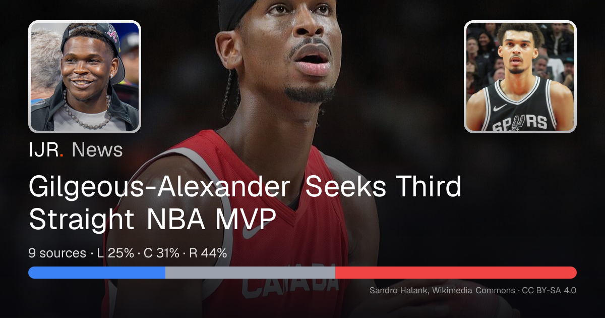 Gilgeous-Alexander Seeks Third Straight NBA MVP — IJR News