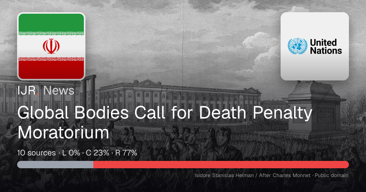 Global Bodies Call for Death Penalty Moratorium — IJR News