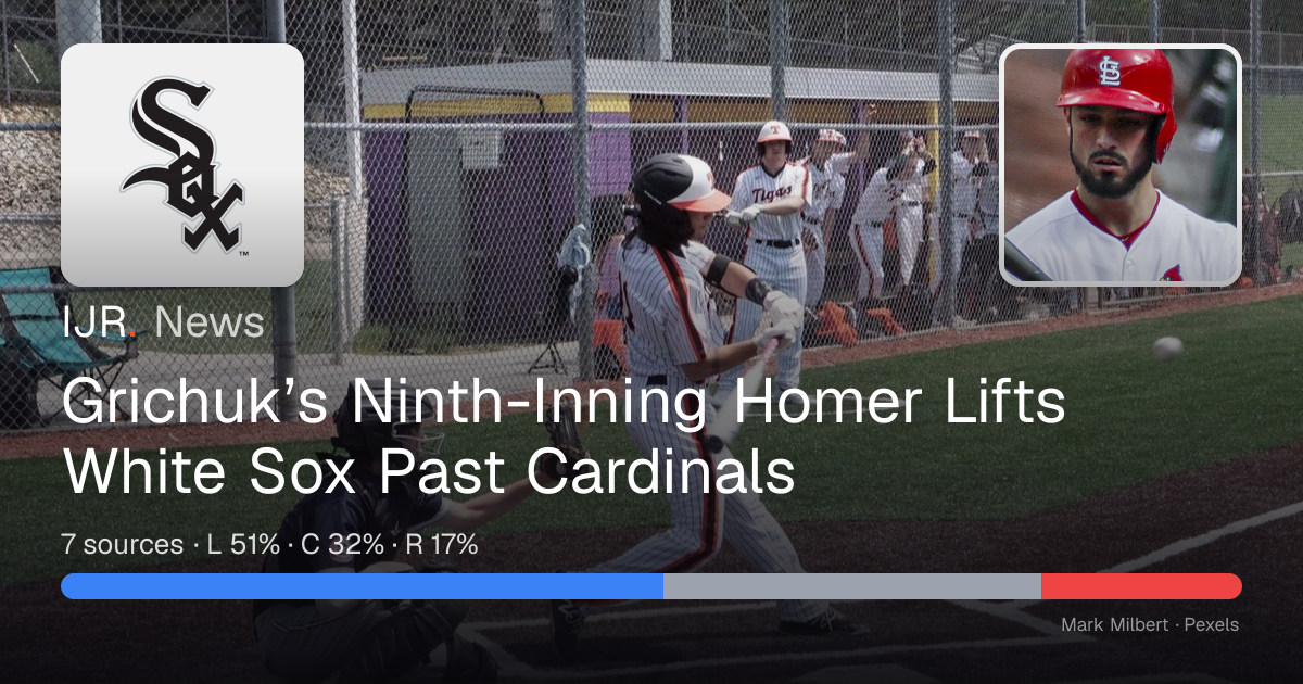Grichuk’s Ninth-Inning Homer Lifts White Sox Past Cardinals — IJR News
