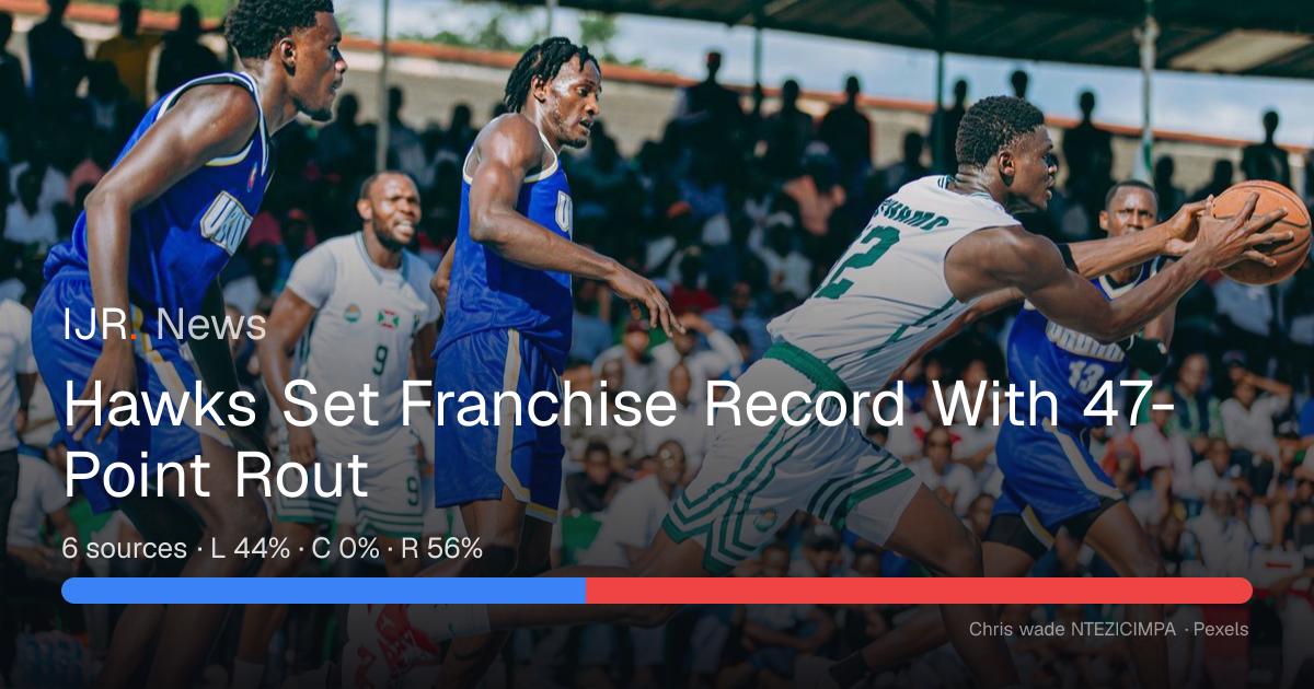 Hawks Set Franchise Record With 47-Point Rout — IJR News