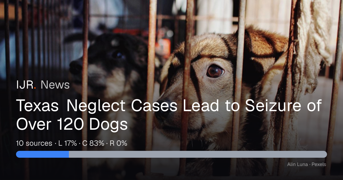 Texas Neglect Cases Lead to Seizure of Over 120 Dogs — IJR News
