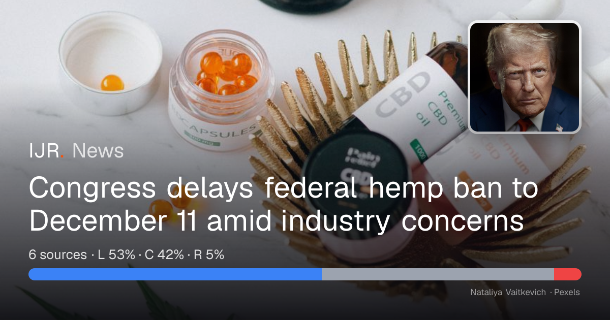 Congress delays federal hemp ban to December 11 amid industry concerns ...