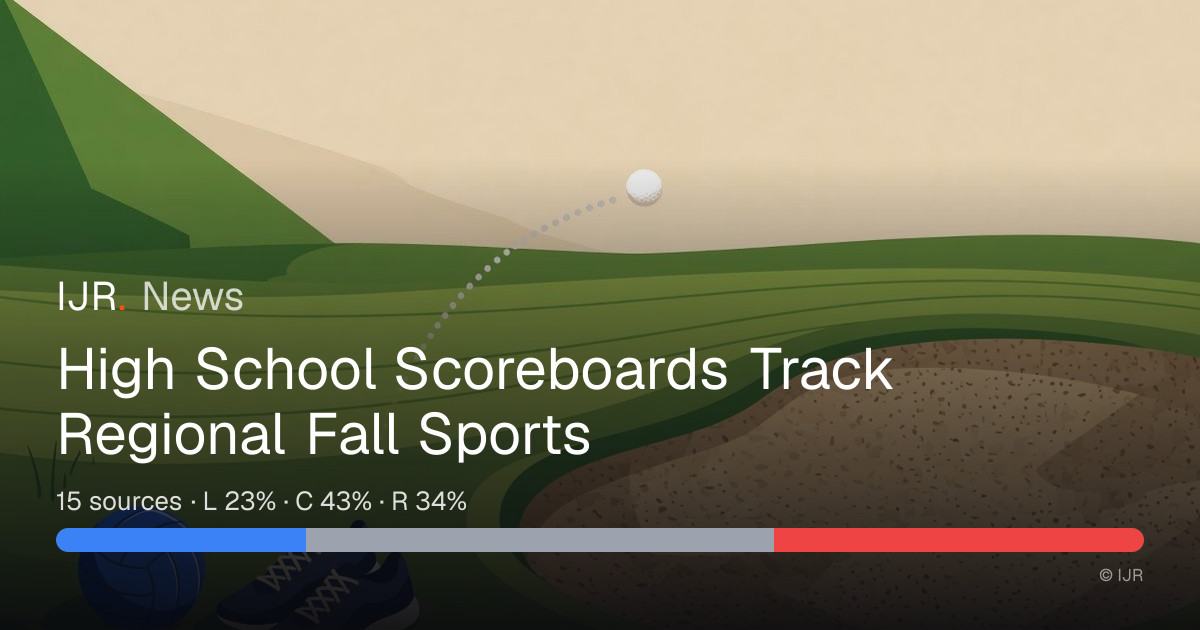 High School Scoreboards Track Regional Fall Sports — IJR News