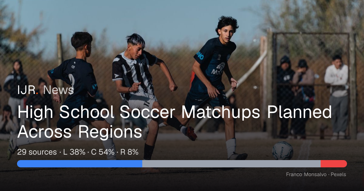 High School Soccer Matchups Planned Across Regions — IJR News