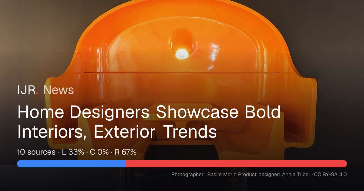 Home Designers Showcase Bold Interiors, Exterior Trends — IJR News