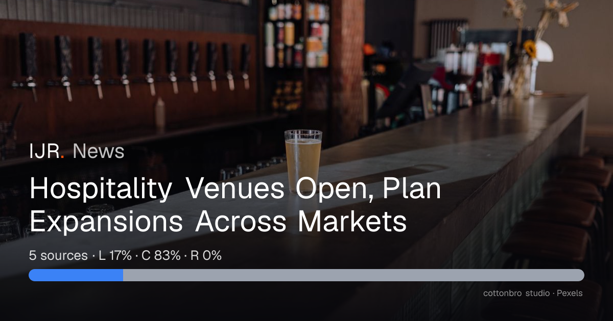 Hospitality Venues Open, Plan Expansions Across Markets — IJR News