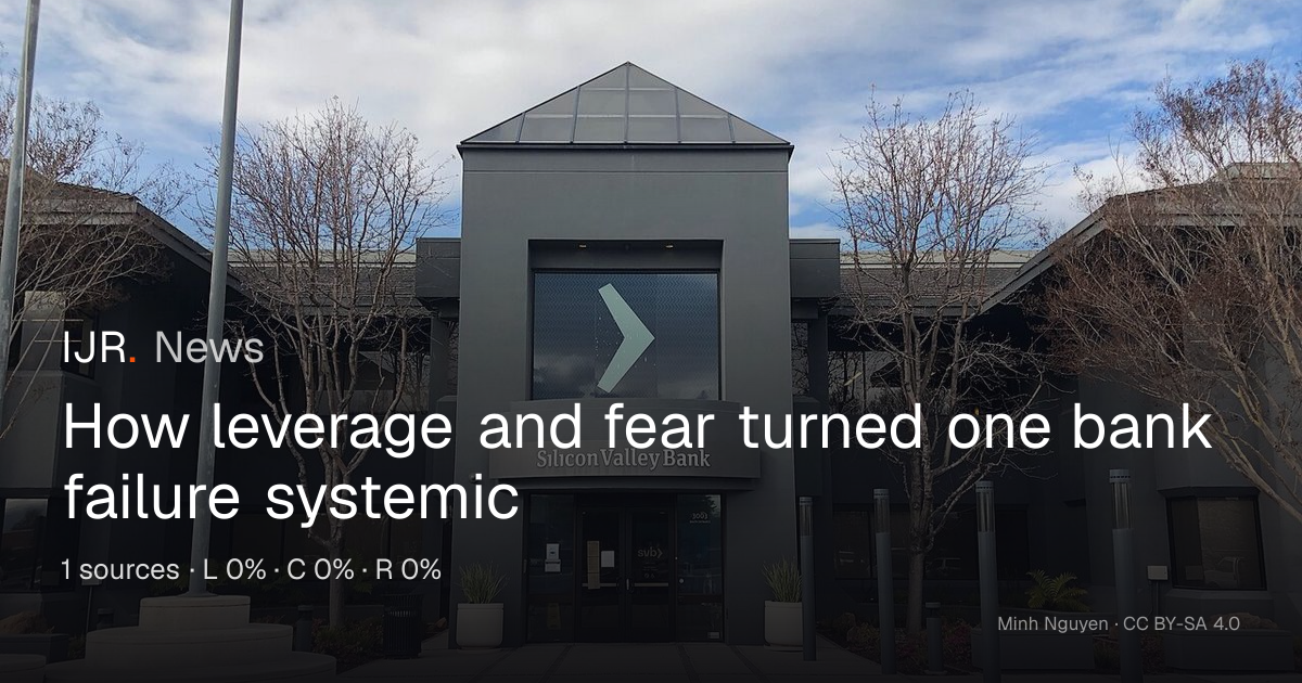How leverage and fear turned one bank failure systemic — IJR News