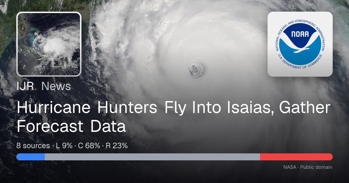 Hurricane Hunters Fly Into Isaias, Gather Forecast Data — IJR News