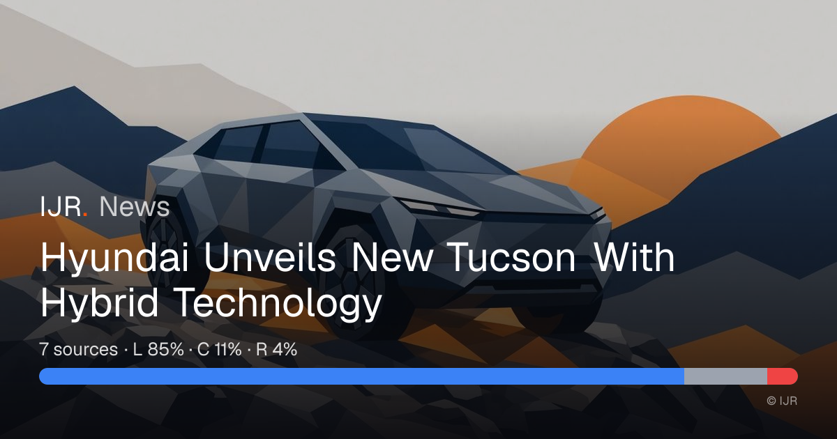Hyundai Unveils New Tucson With Hybrid Technology