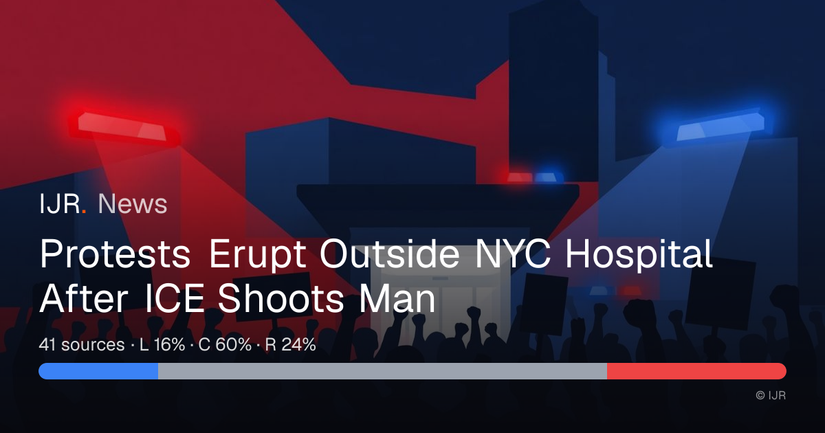 Protests Erupt Outside NYC Hospital After ICE Shoots Man — IJR News