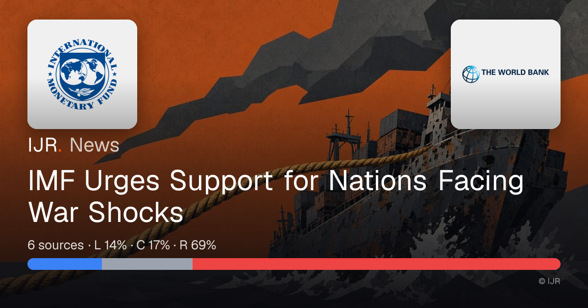 IMF Urges Support for Nations Facing War Shocks — IJR News
