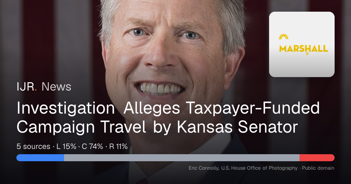 Investigation Alleges Taxpayer-Funded Campaign Travel by Kansas Senator ...