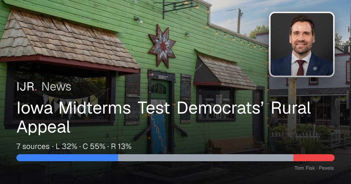 Iowa Midterms Test Democrats’ Rural Appeal — IJR News