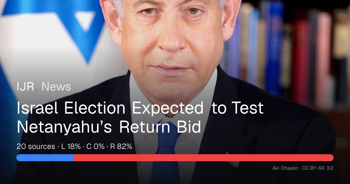 Israel Election Expected to Test Netanyahu’s Return Bid — IJR News