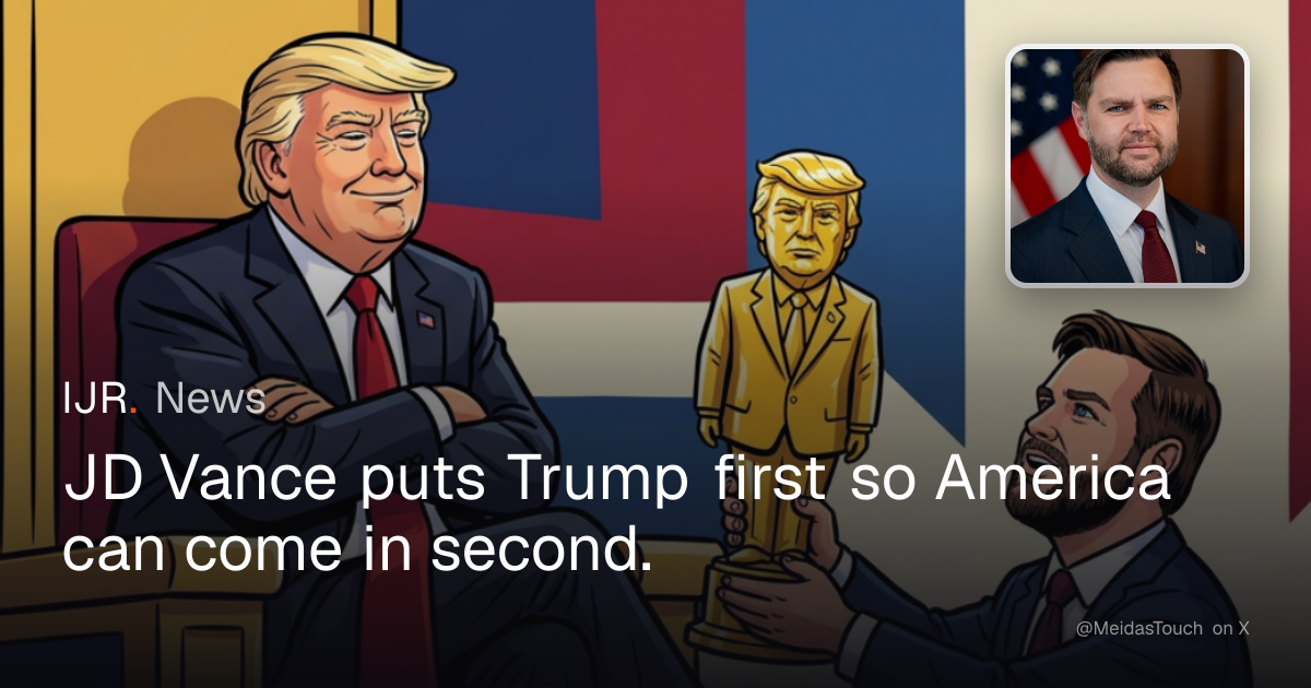 Meme trending on left accuses JD Vance of favoring Trump — IJR News