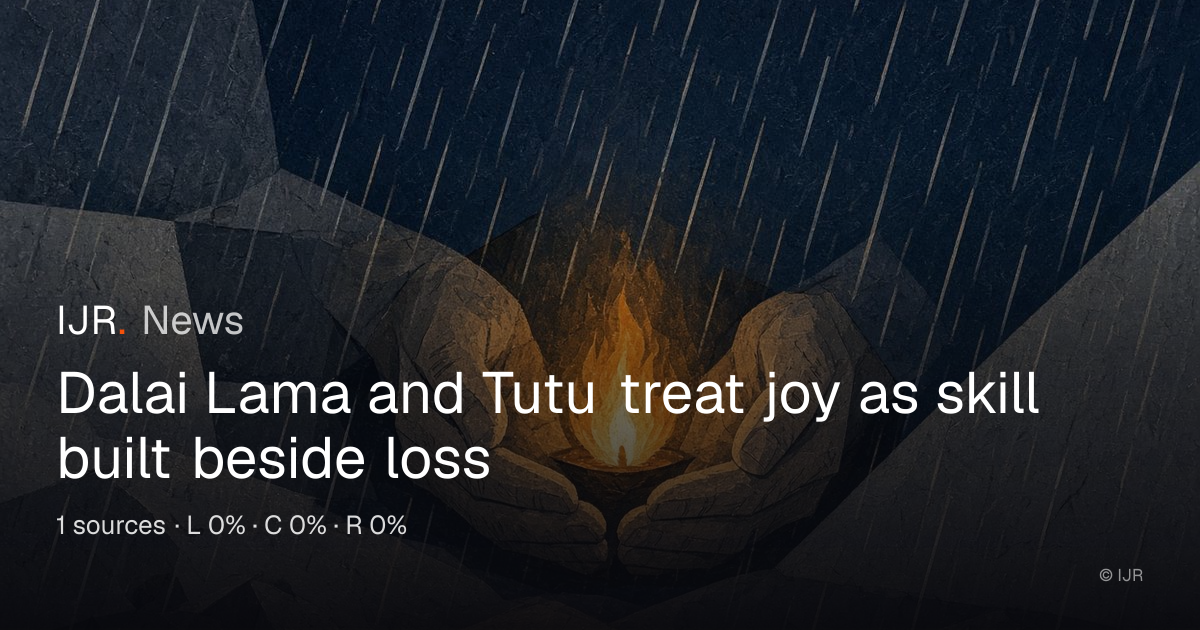 Joy is a skill you build beside suffering, not after it — IJR News