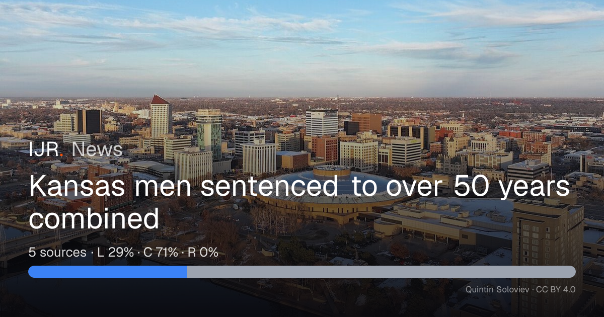 Three Kansas men receive prison sentences totaling over 50 years — IJR News