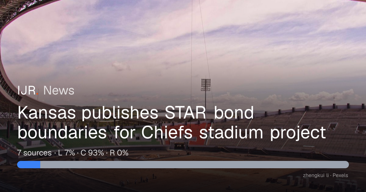 Kansas publishes STAR bond boundaries for Chiefs stadium project — IJR News