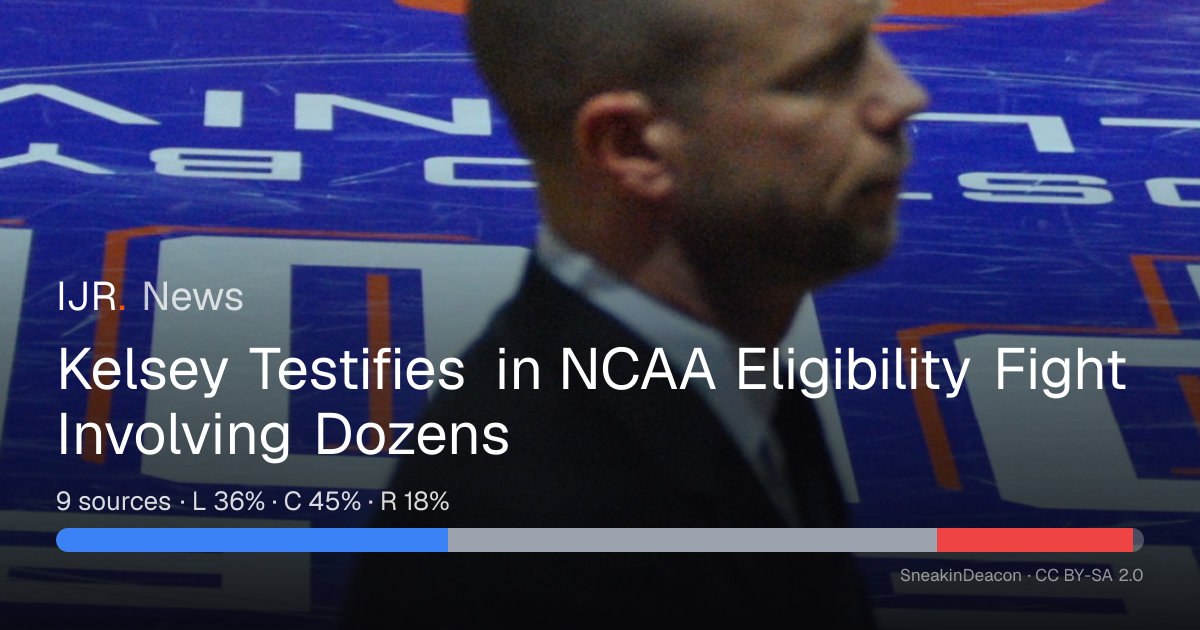 Kelsey Testifies in NCAA Eligibility Fight Involving Dozens — IJR News