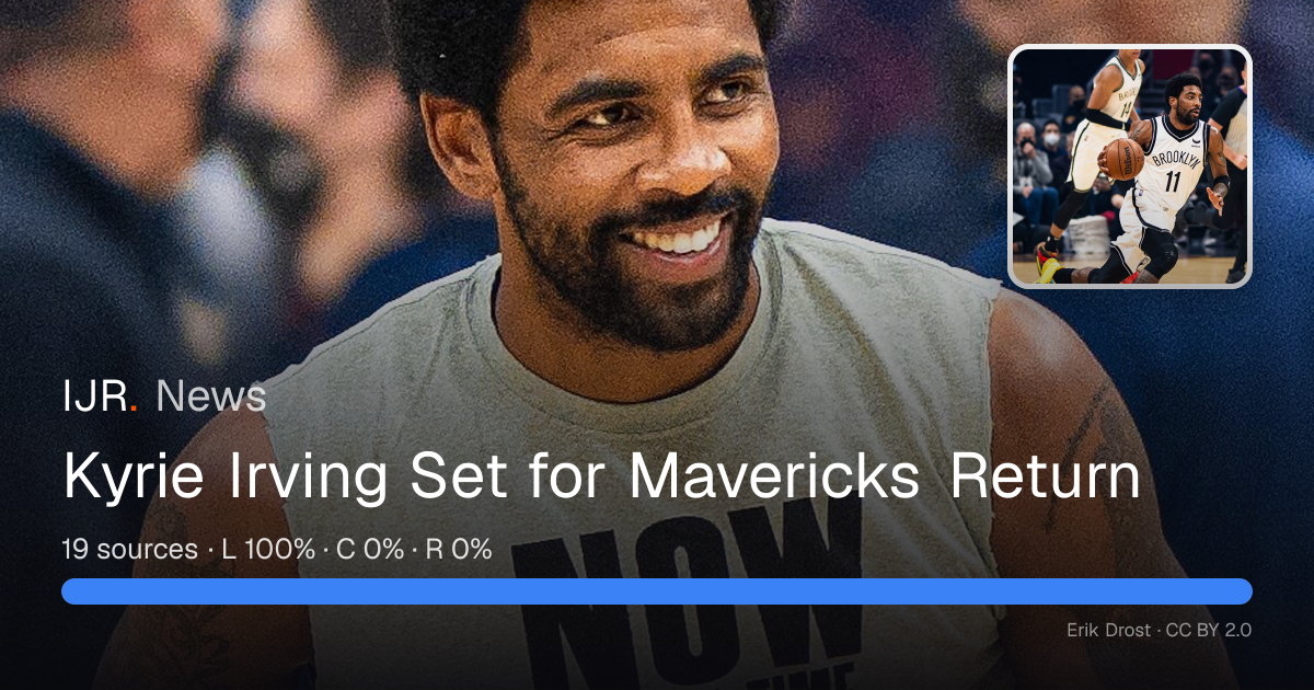 Kyrie Irving Set for Mavericks Return — IJR News