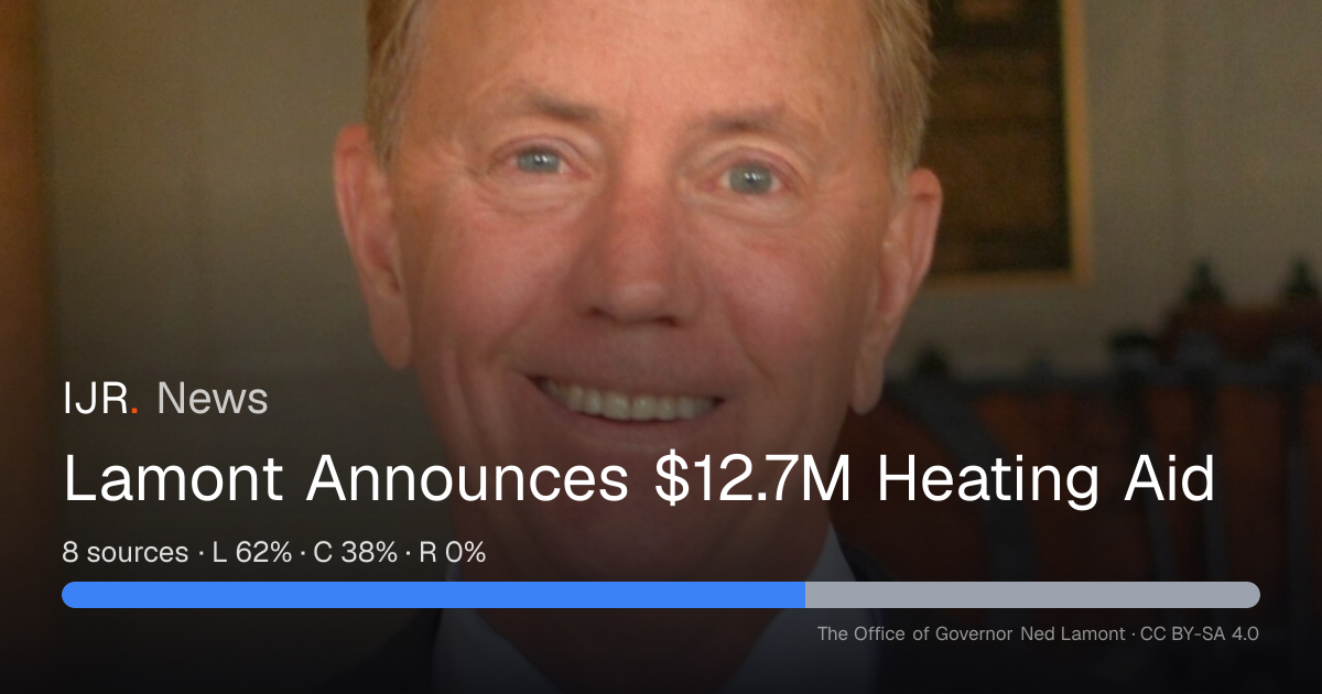 Lamont Announces $12.7M Heating Aid — IJR News
