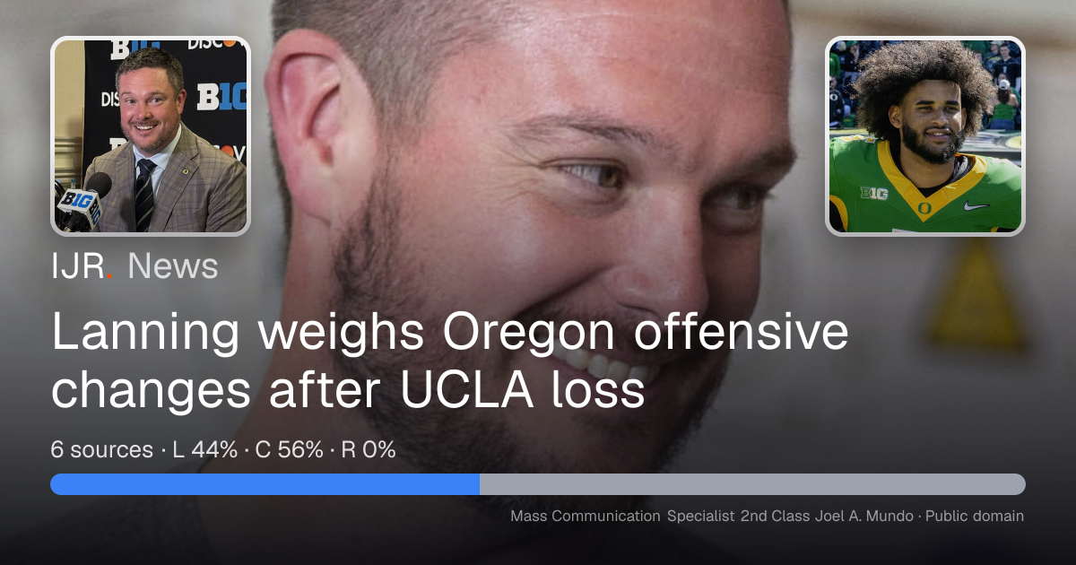 Lanning weighs Oregon offensive changes after UCLA loss — IJR News