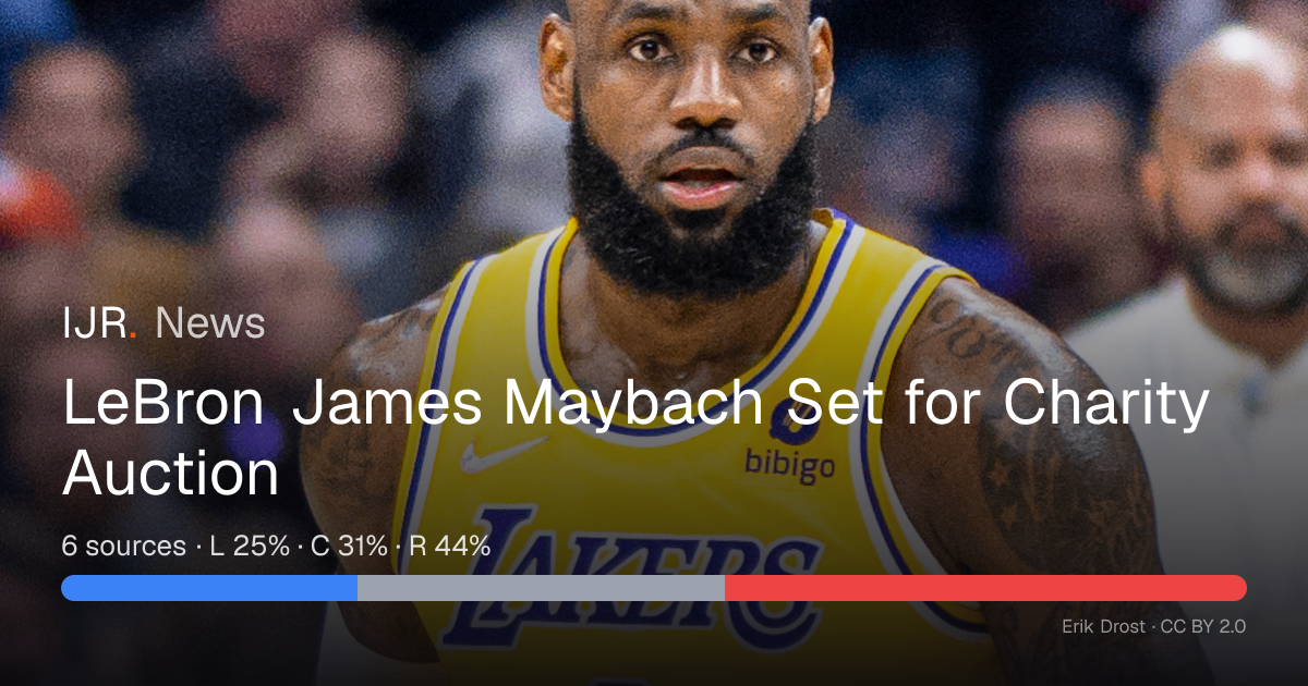 LeBron James Maybach Set for Charity Auction — IJR News